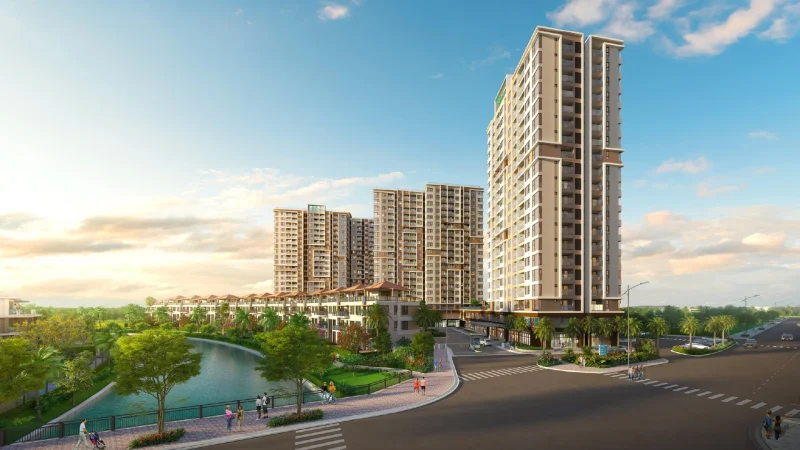 Nhà phố, Căn hộ cao cấp Trellia Cove – Mizuki Park